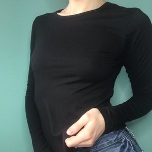Rue 21 black Xsmall soft long sleeve shirt